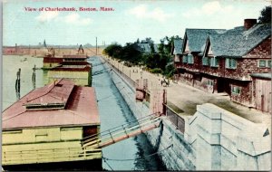 Boston Massachusetts Ma Postcard - View of Charlesbank