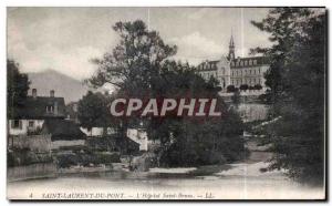 Old Postcard Saint-Laurent-du-Pont L Hopital Saint Bruno