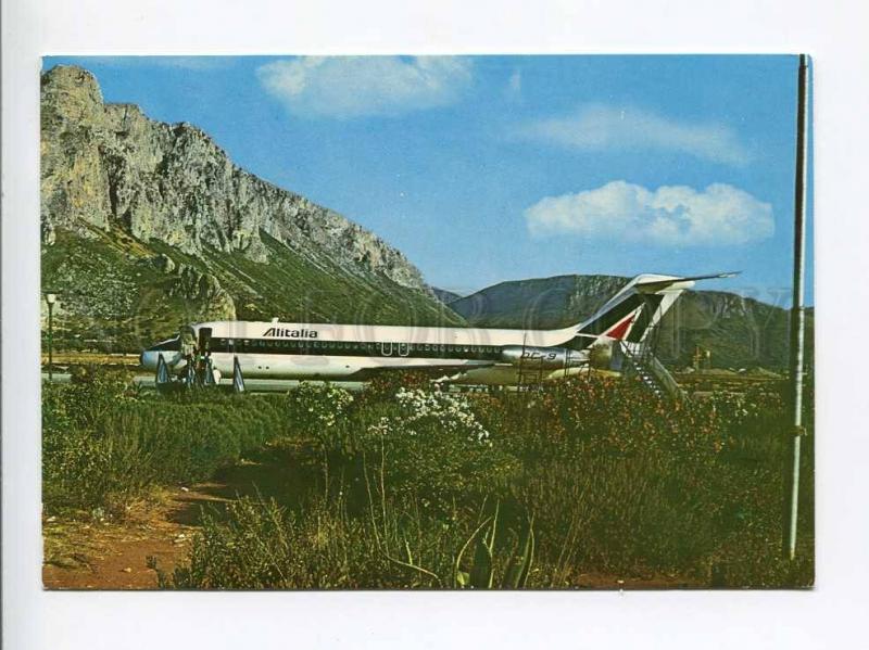 263393 ITALY PALERMO airport 1974 year photo RPPC