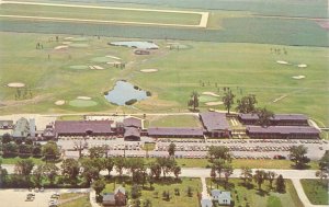 St Charles Illinois Pheasant Run Lodge, Airport, Golf Cours Chrome Postcard