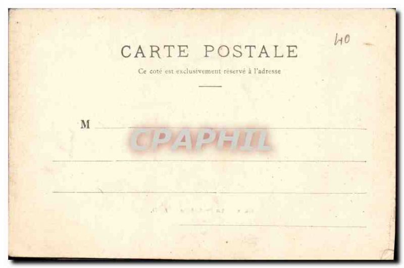Old Postcard Caen Prefecture