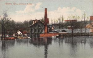 SEYMOUR CONNECTICUT~BRIXEY'S POND~GEORGE SMITH #2008 PUBL POSTCARD 1915 PSTMK