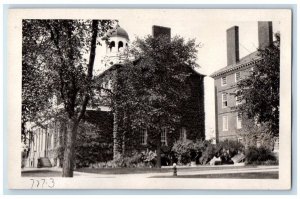 c1920's College University Cambridge Massachusetts MA RPPC Photo Postcard