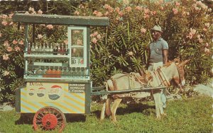 Barbados Native Drink Seller PepsiCola Drink Wagon Postcard