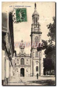 Postcard Old Church Verdelais