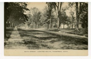 CT - Thompson. Main Street looking South ca 1912