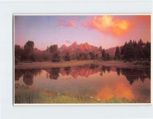 Postcard Sunrise on the Teton Range in Grand Teton National Park, Wyoming