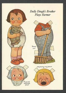 DATE 1984 PPC* DOLLY DINGLE BROTHER PLAYS FARMER ILLUSTRATED BY GRACE SEE INFO