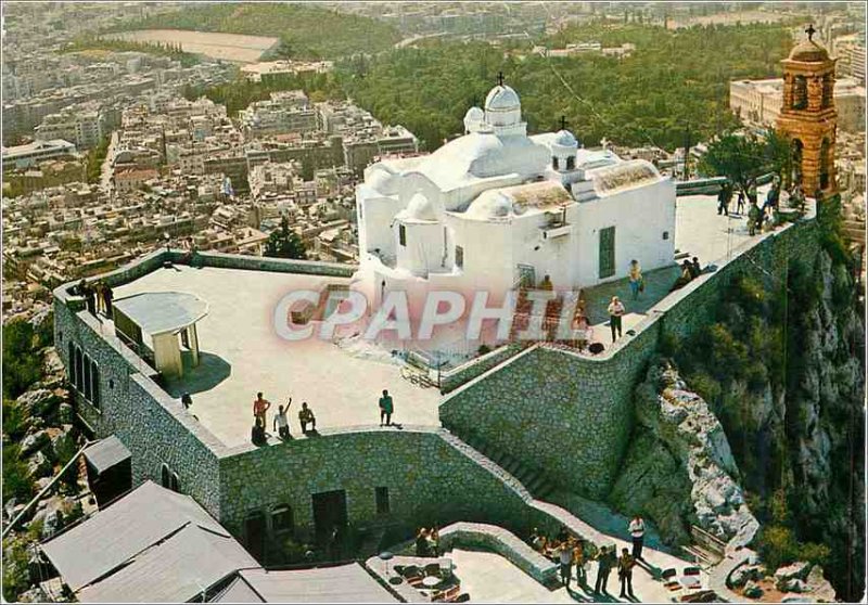 Postcard Modern Athens Lykabettos St. George