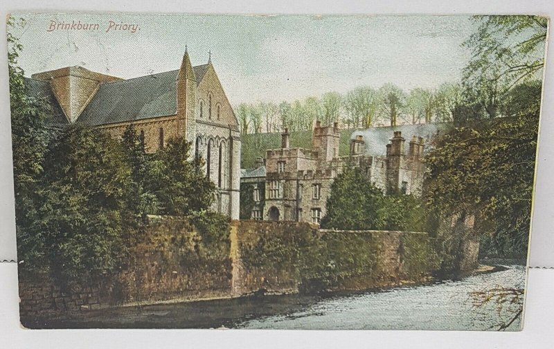 Brinkburn Priory UK Vintage Postcard