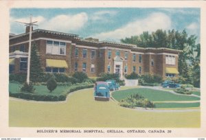 ORILLIA , Ontario, Canada, 30-40s ; Soldiers Memorial Hospital
