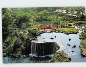 Postcard 10-acre classical Japanese garden, The New Otani, Tokyo, Japan