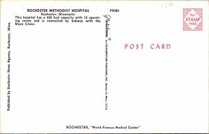 Postcard HOSPITAL SCENE Rochester Minnesota MN AM9272