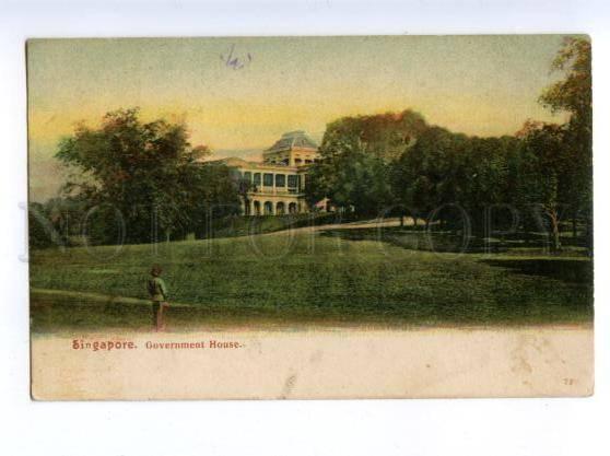 172360 SINGAPORE Government House Vintage postcard