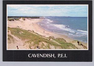 Beach Scene, Cavendish, Prince Edward Island, Chrome Postcard
