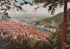 Germany Heidelberg Blick Vom Rindenhaeuschen