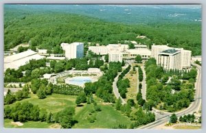 The Concord Hotel, Kiamesha Lake, Catskills New York, Aerial View Postcard #1
