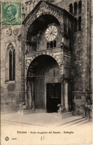 CPA Verona Porta maggiore del Duomo Dettaglio ITALY (803218)