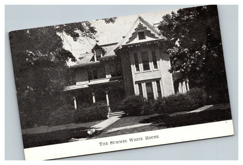 Vintage 1940's Postcard Harry S. Truman Summer Whitehouse Independence Missouri