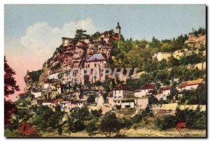 Rocamadour Old Postcard General view