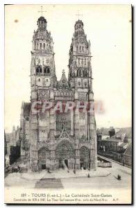 Postcard Old Tours Cathedrale Saint Gatien