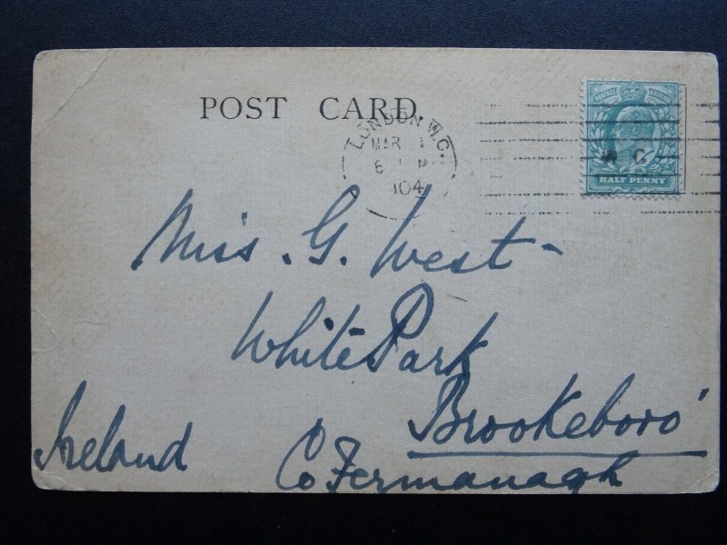 London THE HOTEL METROPOLE c1904 UB Postcard