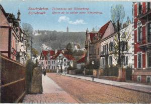 Br35515 Saarbrücken Talstrasse mit Winterberg germany