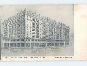 Pre-1907 HOTEL Los Angeles California CA A2738