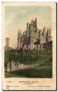 Montmort Old Postcard The castle