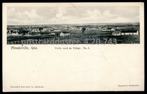 h2631 - PLESSISVILLE Quebec Postcard 1910s Panoramic View