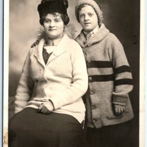 c1910s Chicago, IL Cute Lookalike Boy Mother RPPC 51st St Station Cancel A185