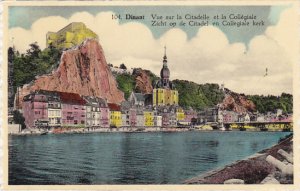 Belgium Dinant Vue sur la Citadelle et la Collegiale