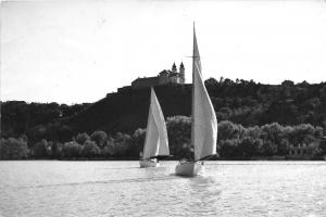 B28581 Tihany Shore of the Lake Balatonwith the Abbacy Church   hungary