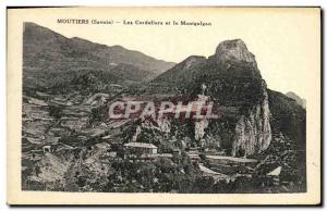 Old Postcard Moutiers Les Cordeliers and Montgalgan