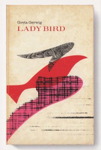 Lady Bird Greta Gerwig Film Movie As Rare Old Book Cover Postcard