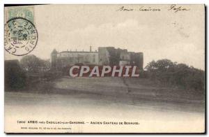 Old Postcard Arbis Pres Cadillac Sur Garonne Old Chateau De Benauge