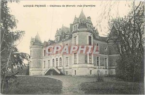 Postcard Old Luche Pringe Castle Menve Arrierre of View