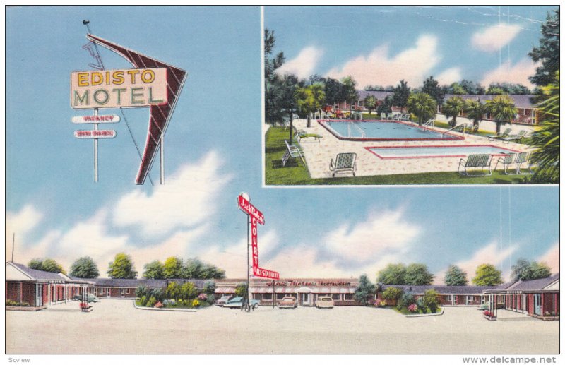 Edisto Motel , ORANGEBURG , South Carolina , 50-60s