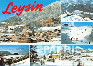 Modern Postcard Leysin VD Switzerland