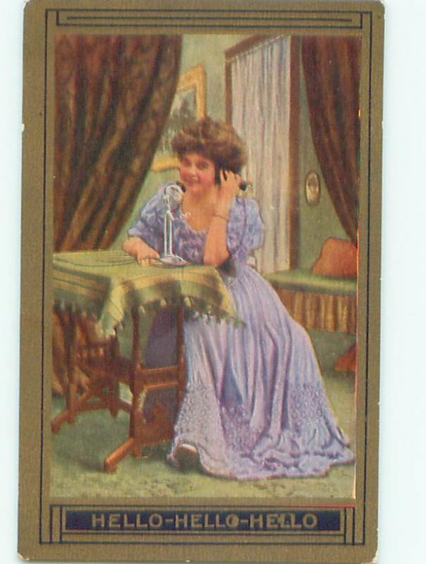 Divided-Back PRETTY WOMAN Risque Interest Postcard AA8254