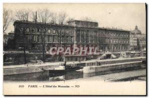 Old Postcard Paris Hotel Mint