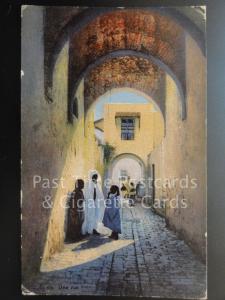 AFRICA: Arabe Street Scene, Une Rue No.875 Old Postcard