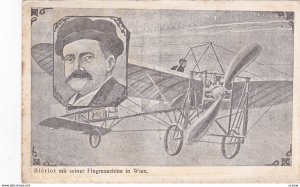 Bleriot mit seiner Flugmaschine in WIEN , Austria , 1910s