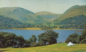 Ullswater Lake District Camping Tent 1960s Postcard