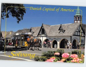 Postcard Danish Capital of America, Solvang, California