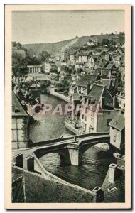 Old Postcard Aubusson The old bridge Terrade