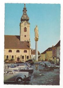 Austria Hartberg Church Mary Column Styria Vintage Postcard 