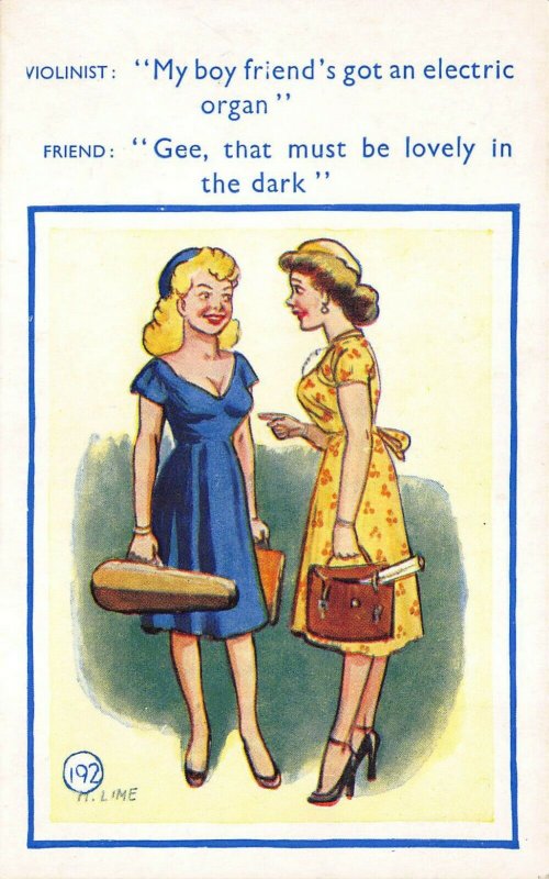 Leslie Lester Ltd. Risque Sayings #192 Postcard