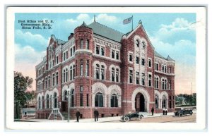 SIOUX FALLS, SD South Dakota~ POST OFFICE & US Government Building 1919 Postcard