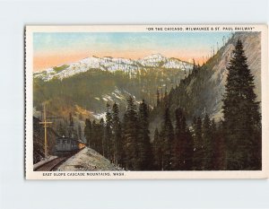 Postcard East Slope Cascade Mountains Washington USA